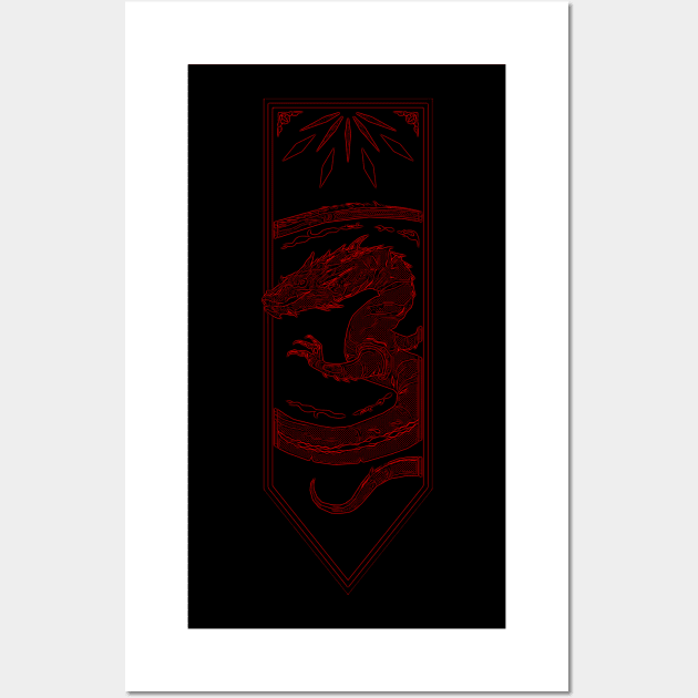 dragon Wall Art by arxitrav